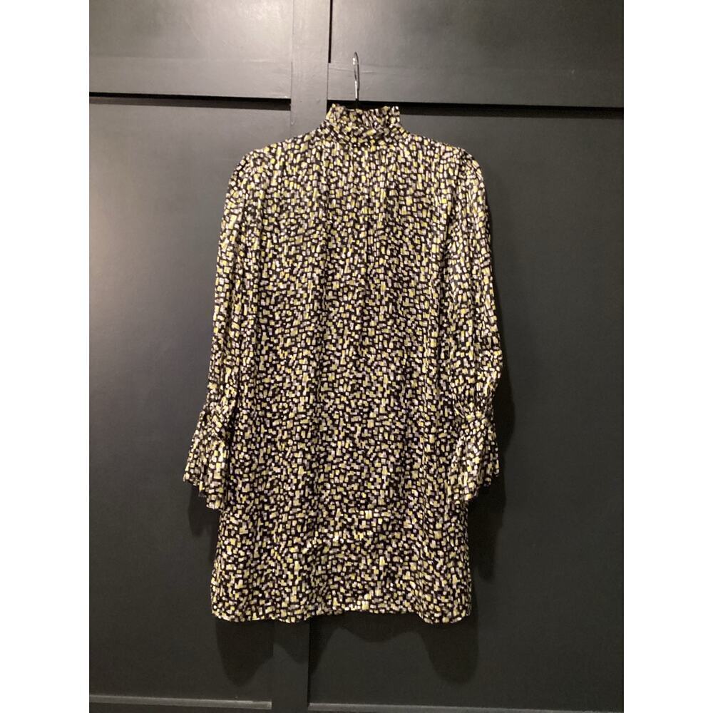 Alice + Olivia Black and Cream Mini Dress - Picture 4 of 9
